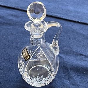 Vintage Denby Cruet Fine Lead Crystal Made in Italy